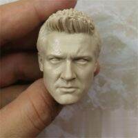 16 Scale Jeremy Renner Head Sculpt สำหรับ12 Action Figure ตุ๊กตา Unpainted Head Sculpt No.008