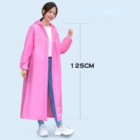 Adult Thickened Travel Outdoor Riding Portable Waterproof Poncho Beam Mouth Hiking Rain Coat Rainsuit Durable Eva Raincoat