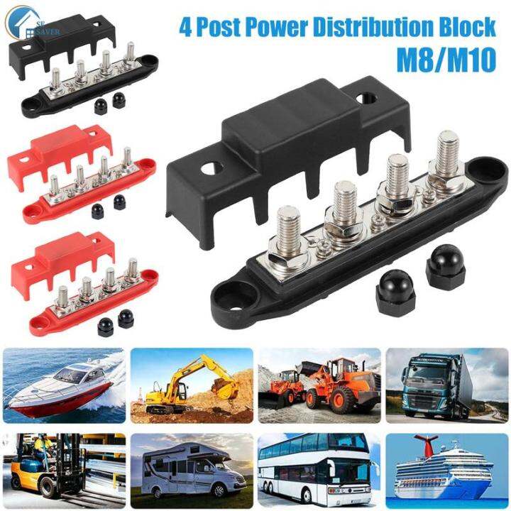 4 Post Battery Terminal Distribution Block 250A 48V Professional Power ...