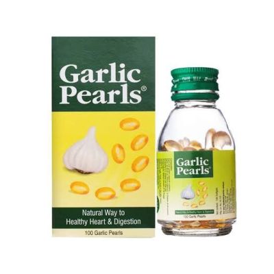 Garlic Pearls น้ำมันกระเทียมสกัด 100 เม็ด หมดอายุ exp 2024