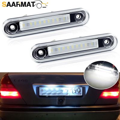 【CW】For Benz E-Class W124 190 W201 C-Class W202 Car Rear white LED license plate light number plate lamp