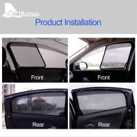 hot【DT】 XC90 2005-2023 Car Window Sunshade Folding Anti-Mosquito Curtain Regal Magnetic Protector Cover