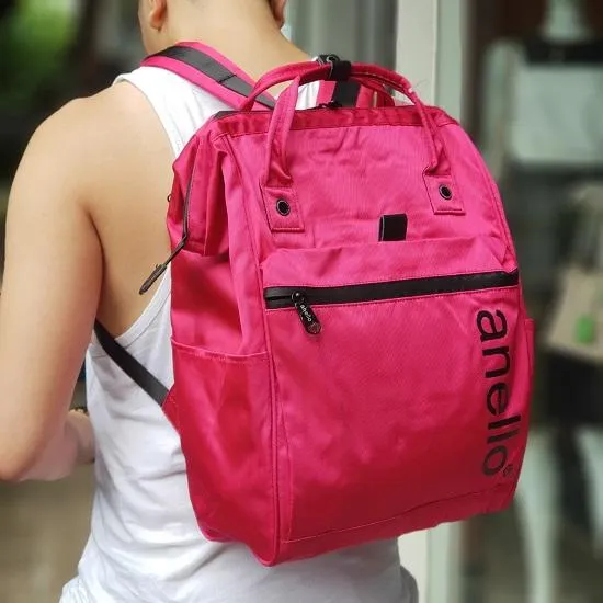 Japan Style Backpack Limited Edition Water Repellant Pink Lazada PH