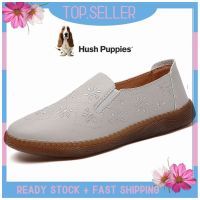 HUSH PUPPIES รองเท้าโลฟเฟอร์ ส้นแบน ขนาดใหญ่ สําหรับผู้หญิง ไซซ์ EU 40 41