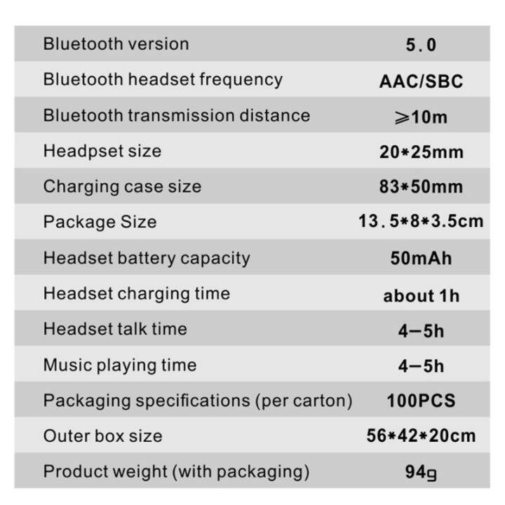 หูฟังบลูทูธที่รองรับไฟฉายชุดหูฟัง-led-สำหรับสัมผัสหูฟังไร้สาย3500mah-สำหรับกรณีไฟฉาย-hea