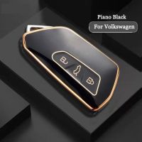 TPU Car Remote Key Case Cover for VW Volkswagen Golf 8 MK8 2020 For Skoda Octavia For Seat Keyless Protector Shell Accessories Key Chains