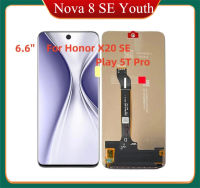 ต้นฉบับสำหรับ Huawei Nova 8 SE เยาวชนจอแสดงผล LCD + Digitizer สัมผัสขอบจอสำหรับ Honor X20 SE สำหรับ Honor Play 5T Pro LCD