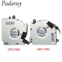 Padarsey พัดลมระบายความร้อน GPU CPU เปลี่ยนแล็ปท็อปสำหรับ MSI GF75 8RC บาง8RD 9SD 9SC 9SCXR 10SCSR 10SCXR ซีรีส์ PAAD06015SLJiachuan พัดลม