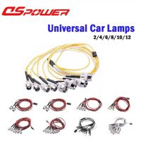 โคมไฟรถ RC ไฟ LED อเนกประสงค์สำหรับ1/8 1/10 1/12 1/24แกน Scx10 Traxxas Trx4 Hsp Redcat รถบรรทุกตีนตะขาบ Tamiya Hpi