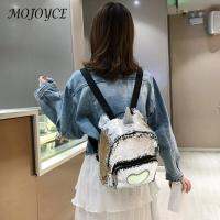 Women Multifunction Shoulder School Bag Sequins Heart Print Travel Bling Backpacks Casual Glitter Teenage Girls Bookbags