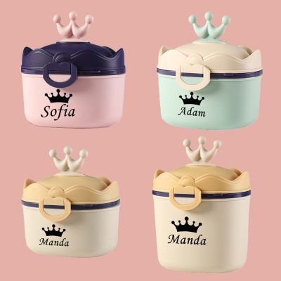 【High-end cups】 PersonalizeName LogoBaby FoodBoxInfant Milk PowderEssential Cereal Toddler Snack Container