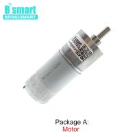 Bringsmart 37GB555แรงบิดสูง Motor Listrik ความเร็วต่ำ DC 12V 24V ย้อนกลับหุ่นยนต์แรงบิดสูง6-800รอบต่อนาที15W เสียงรบกวนต่ำหุ่นยนต์มอเตอร์เกียร์