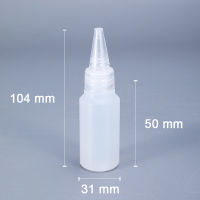 30ML Empty HDPE dropper bottle with Lid soft Squeeze bottle for Oil Glue ink condiment container Food Grade 50PCS