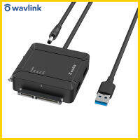 WAVLINK USB 3.0ถึง Dual Slot SATA Adapter External 2.5 "3.5 SATA Hard Drive Connector Plug And Play สำหรับการถ่ายโอนไฟล์และการสำรองข้อมูลคุณสมบัติการโคลนออฟไลน์ในคลิกเดียว2X18 TB รองรับ5Gbps SATA III UASP