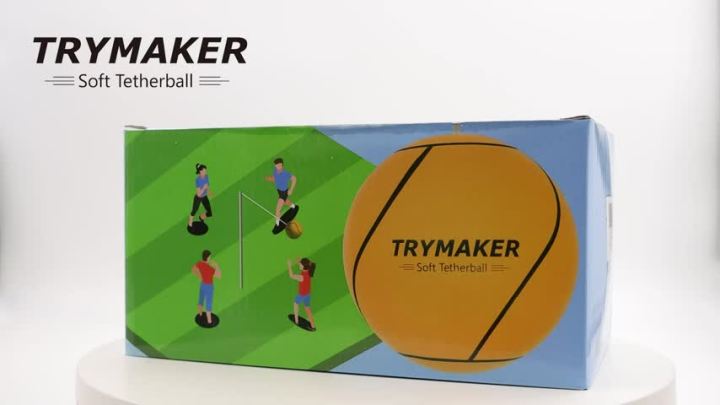 มีในสต็อก] Trymaker Tetherball, Tether Balls And Rope Set For Kids,Replacement  Tetherball For Backyard Outdoors