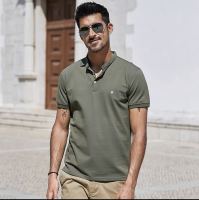 ￼เสื้อโปโลสีพื้น เสื้อโปโล สำหรับผู้ชาย Men Polo Shirt