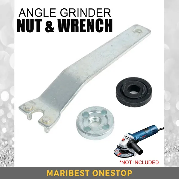 Angle Grinder Nut and Wrench Set with Inner Flange Spanner and Outer