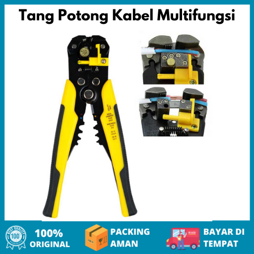 Tang Kabel Multifungsi Wire Cutter Pliers / Tang Kupas Potong Pembuka ...