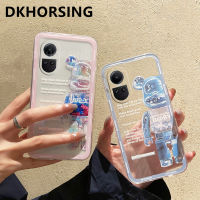 DKHORSING เคสลายการ์ตูนสำหรับ OPPO Reno 10 / Reno10 Pro / Reno10 Pro + เคสโทรศัพท์หมีน่ารัก OPPO Reno 10 5G กันกระแทกแบบใสเคสกันกระแทก10Pro Oppo Reno บวก5G