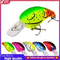 Crankbait Little Fatty เหยื่อตกปลา 72mm 11.3g Wobblers ลอยเรือ Popper เหยื่อตกปลาน้ำเค็ม Isca เหยื่อประดิษฐ์