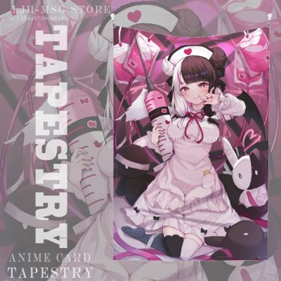 ตกแต่งห้องด้วย Kawaii Fanstasy Succubus Tapestry อะนิเมะปรับแต่งพรมแขวนผนังสาวน่ารักโปสเตอร์ศิลปะตกแต่งบ้าน