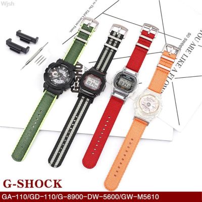 卍✷ สายนาฬิกาไนลอนสำหรับ Casio G-Shock GA-110/100/120/150/200/400/700 GD-100/110/120 DW-5600 6900 GW-M5610 GW-6900 สายสร้อยข้อมือ
