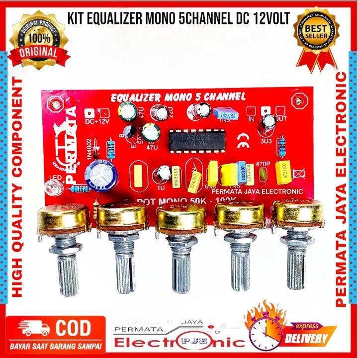 Kit Equalizer Mono 5 Potensio DC 12 VOLT Lazada Indonesia