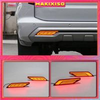 1 Pair LED Rear Fog Lamp For Mitsubishi Pajero Montero Sport 2019 2020 Car LED Bumper Light Brake Light Reflector