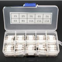 100pcs Ceramic Fuse 5mm x 20mm Slow Blow T 1A 2A 3A 4A 5A 6A 8A 10A 13A 15A 250V Fuses Accessories