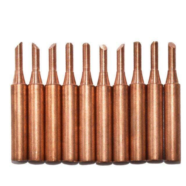 Handskit 10 Pcs/lot 900mic K Pure Copper Iron Tip Soldering Rework