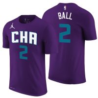 Nba Charlotte Hornets No. เสื้อยืด ลายทีมบาสเก็ตบอล Lamelo Ball 2 Icon Statement City Edition