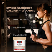 Swisse Ultiboost Vitamin D3 1000IU, Support strong, healthy bones, immune health  (400 Capsules)