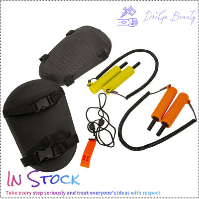 【คลังสินค้าพร้อม】ชุดตกปลาฤดูหนาวรองเข่า Telescopic Ice Pick Life-Saving Whistle Sports Support Thickening Guard Device