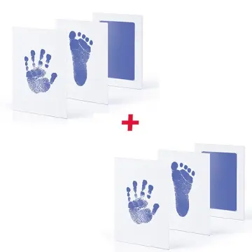 Baby Care Non-Toxic Baby Handprint Footprint Imprint Kit Baby