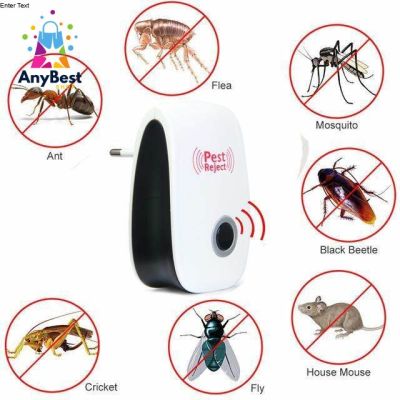 เครื่องไล่ยุง หนู แมลงสาบ แมลงวัน มด ระบบคลื่นเสียงอัลตร้าโซนิค และแม่เหล็กไฟฟ้า Pest Reject Electronic Ultrasonic Pest Repeller Anti Mosquito Insect Mouse