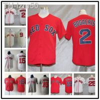 เสื้อเบสบอล Red Sox Mens Embroidered Fan Edition Elite