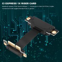 PCIE X1 Riser Cable Dual 90 Degree Right Angle PCIe 3.0 X1 to X1 Extension Cable 8Gbps PCI Express 1X Riser Card