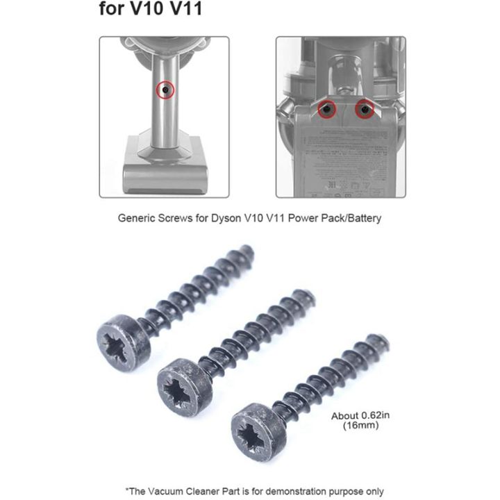 6pcs-screws-nail-for-dyson-cordless-v6-v7-v8-v10-v11-vacuum-cleaner-power-pack-battery