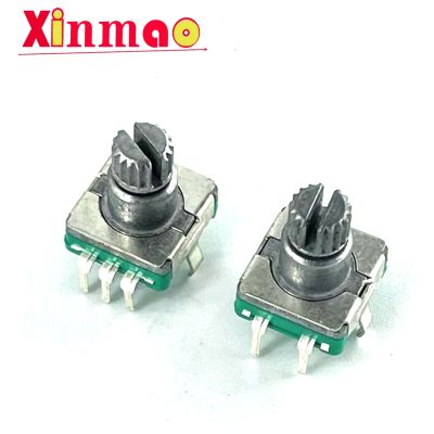 【YF】♞☃✓  Ec11 rotary encoder car navigation DVD volume switch 30 positioning 15 pulses with 10mm flower shaft