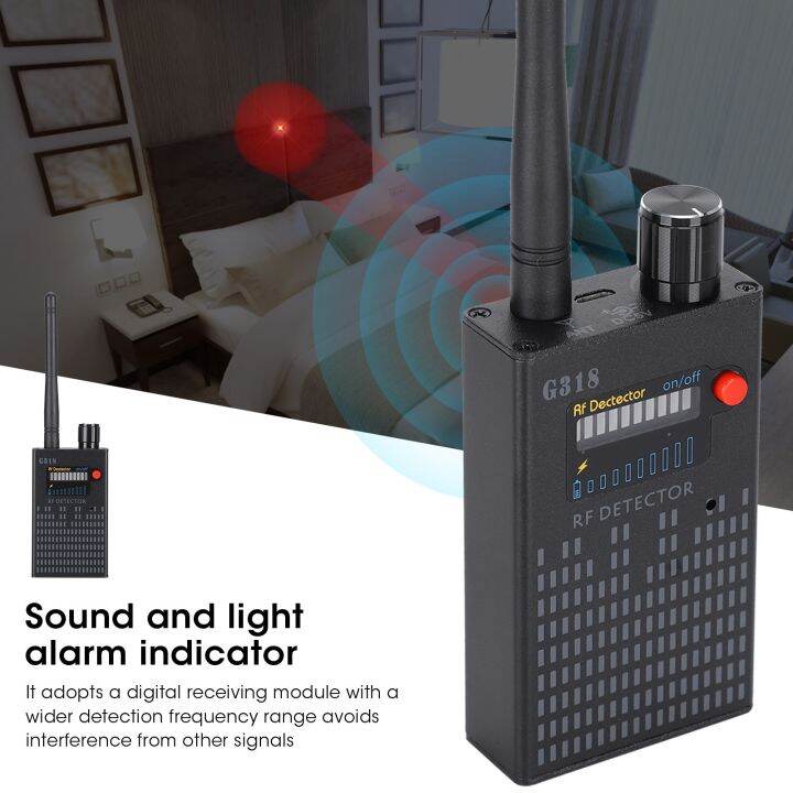 RF Signal Detector Professional Radio Frequency Detection Radio