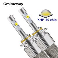 2PCS H7 LED H4 H13 Car Light Bulbs H1 H11 HB3 HIR2 D2H Auto Headlight 20000LM 110W XHP50 4300K 6000K H3 HB4 881 881 LED Fog Lamp Bulbs  LEDs  HIDs