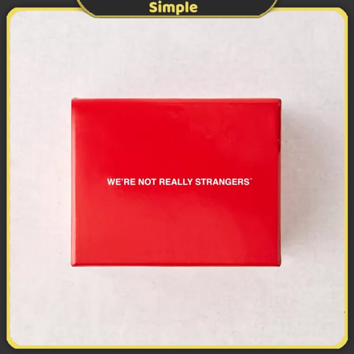 WE'RE NOT REALLY STRANGERS CARD GAME | Lazada.co.th