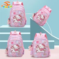 TOP☆HOBIBEAR Childrens schoolbag cartoon kindergarten schoolbag girl large capacity schoolbag fashion backpack for primary school students