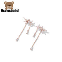 TS-ED014 Fine 925 Sterling Silver Fine Jewelry Spain Version Bear Jewelry Womens Earrings Wholesale Price Free Shipping