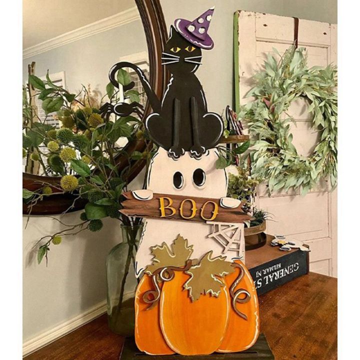 porch-decoration-sign-personalized-halloween-witch-costume-simple-wooden-garden-hanging-plaque-autumn-listing