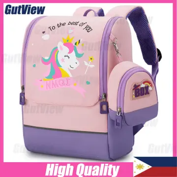 Frozon Unicorn Kids Girls Cartoon Backpack Rucksack Students School Bag  With Pen Bag