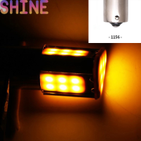 Shine 2pcs LED cob Auto BRAKE Light หลอดไฟรถยนต์ด้านหลังไฟเลี้ยวที่จอดรถ12V