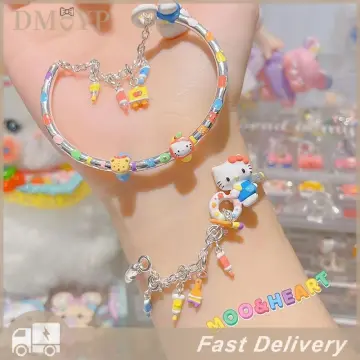 Hello Kitty Charms Bracelet Beads Sanrio Charm Diy Accessories