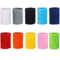 1 ชิ้นผ้าฝ้ายที่มีสีสัน Unisex Sport Sweatband สายรัดข้อมือป้องกันข้อมือยิมวิ่งกีฬาความปลอดภัยข้อมือสนับสนุน Brace Wrap ผ้าพันแผล-barmeewearzh