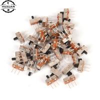 40Pcs 3Pin PCB Panel 2 Position SPDT 1P2T Mini Vertical Toggle Switches SS12D00G3 Slide Switch For DIY Electronic Accessories Electrical Circuitry  Pa